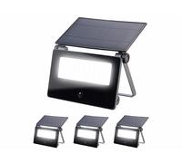 Luminea 4 projecteurs LED solaires 1300 lm FTR-102 avec détecteur de mouvement