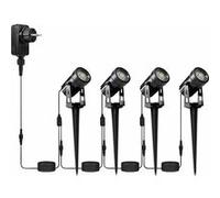 : 4 spots d'extérieur 850 lm / 12 W à LED COB LS-55