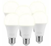 Luminea : 6 ampoules LED E27 High Power 15 W - 1400 lm - Blanc chaud Blanc chaud G