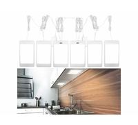 Luminea 6 plaques d'éclairage à LED avec capteur infrarouge