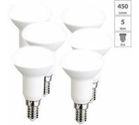 Luminea 6 spots LED E14 réflecteur R50-450 lm - Blanc neutre