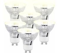 Luminea : 6 spots LED GU10 - 300 lm - Blanc chaud Blanc chaud G