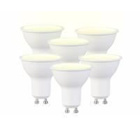Luminea : 6 spots LED GU10 - 7 W - 540 lm - Blanc chaud Blanc chaud G
