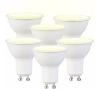 : 6 spots LED GU10 - 7 W - 540 lm - Blanc chaud