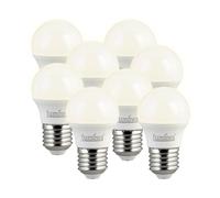 Luminea 8 ampoules rétro LED E27 3 W - Blanc chaud