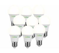 Luminea 9 ampoules LED E27 - 806 lm - Blanc chaud
