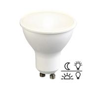 Luminea Ampoule LED avec capteur de luminosité 5 W / 300 lm / GU10 - Blanc chaud