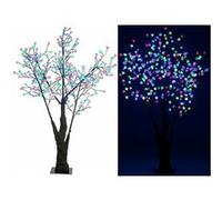 Luminea : Arbre à LED, 180 cm avec 336 fleures lumineuses multicolores - IP44 G