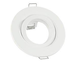 Luminea Cadre de montage pivotant pour spot encastrable