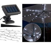 Luminea Guirlande solaire à LED pour parasol à 8 brins / 72 LED