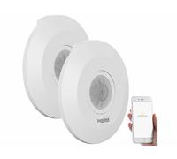 Luminea Home Control 2 détecteurs de mouvement PIR connectés 360°