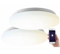 Luminea Home Control 2 plafonniers connectés CCT / 24 W / Ø 39 cm
