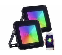 Luminea Home Control 2 projecteurs connectés RVB CCT - 20 W - 1500 lm