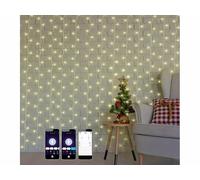 Luminea Home Control 2 rideaux à LED CCT connectés - 300 LED - 3 x 3 m