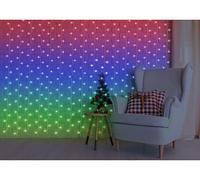 Luminea Home Control 2 rideaux LED RVB connectés - 180 LED - 3 x 3 m