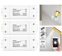 Luminea Home Control : 3 interrupteurs et variateurs connectés G