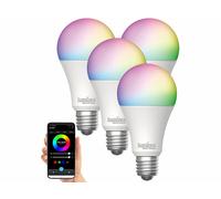 Luminea Home Control 4 ampoules LED CCT RVB connectées E27 LAV-400.rgbw compatibles Matter