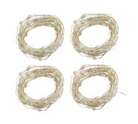 Luminea Home Control 4 guirlandes à LED RVB connectées compatibles commandes vocales - 5 m