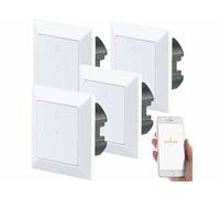 Luminea Home Control 4 interrupteurs connectés LHC-51 compatibles Siri, Alexa et Google Assistant