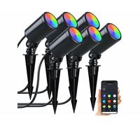 6 spots RVB CCT connectés à intensité variable [Luminea Home Control]