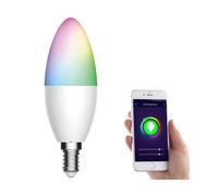 Luminea Home Control Ampoule LED connectée E14 / RVB CCT / 5,5 W LAV-155.rgbw