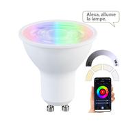 Luminea Ampoule LED connectée GU10 RVB-CCT 4,8 W 345 lm LAV-300.zigbee compatible ZigBee Home Control