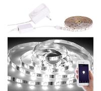 Luminea Home Control Bande LED LAK-515 - 5 m blanc lumière du jour - Avec accessoires