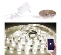 Luminea Home Control : Bande LED LAM-206 - 2 m blanc chaud - Avec accessoires Blanc Chaud G