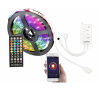 Luminea Home Control Bande LED RVB connectée 5 m compatible commandes vocales