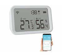 Capteur de température, d’humidité et de luminosité connecté [Luminea Home Control]