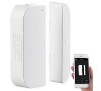 Luminea Home Control Détecteur d'ouverture porte/fenêtre XMD-102.app connecté