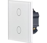 Luminea Home Control Double interrupteur tactile connecté LHC-102.on