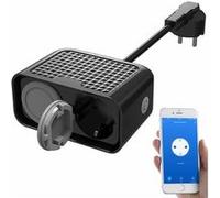 Luminea Home Control : Double prise d'extérieur connectée SF-630.avs G