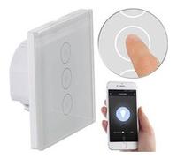 Interrupteur tactile connecté avec fonction variateur LHC [Luminea Home Control]