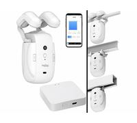 Luminea Home Control Ouvre-rideau automatique connecté avec passerelle wifi