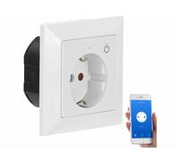 Luminea Home Control Prise encastrable connectée compatible Siri, Amazon Alexa et Google Assistant