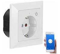 Prise encastrable connectée compatible Siri, Amazon Alexa et Google Assistant [Luminea Home Control]