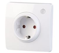 Luminea Home Control : Prise encastrée connectée compatible avec Amazon Alexa et Assistant Google G