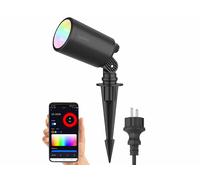 Luminea Home Control Projecteur d'extérieur connecté RVB CCT 520 lm