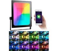 : Projecteur LED d'extérieur bluetooth IP65 - 4500 lm - 60 W - RVB/CCT