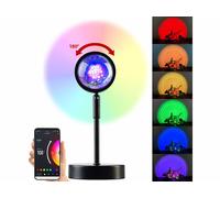 Luminea Home Control Projecteur LED RVB connecté "coucher de soleil"