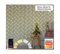 Luminea Home Control Rideau LED CCT connecté - 300 LED - 3 x 3 m