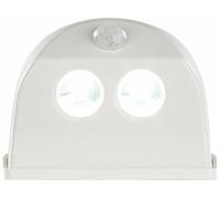 Luminea Lampe de porte sans fil à LED avec détecteur - 50 lm - Blanc