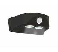 Lampe de porte sans fil à LED avec détecteur de mouvement - Noir [Luminea]