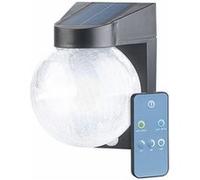 Luminea Home Control Lampe murale solaire LED en verre craquelé avec détecteur de mouvement
