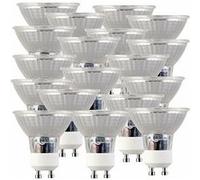 Luminea Lot de 18 spots LED GU10 - 3 W - 250 lm - Blanc lumière du jour