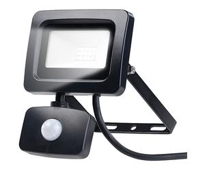Luminea Mini projecteur étanche à LED 10 W / 800 lm / blanc chaud avec capteur