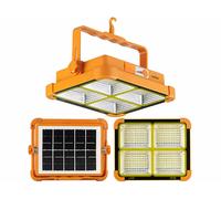 Luminea Projecteur de chantier solaire 2392 lm avec LED CCT à intensité variable