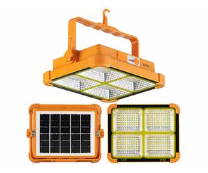 Luminea Projecteur de chantier solaire 2392 lm avec LED CCT à intensité variable