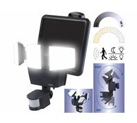 Luminea Projecteur d'extérieur LED solaire 3600 lm avec capteur PIR